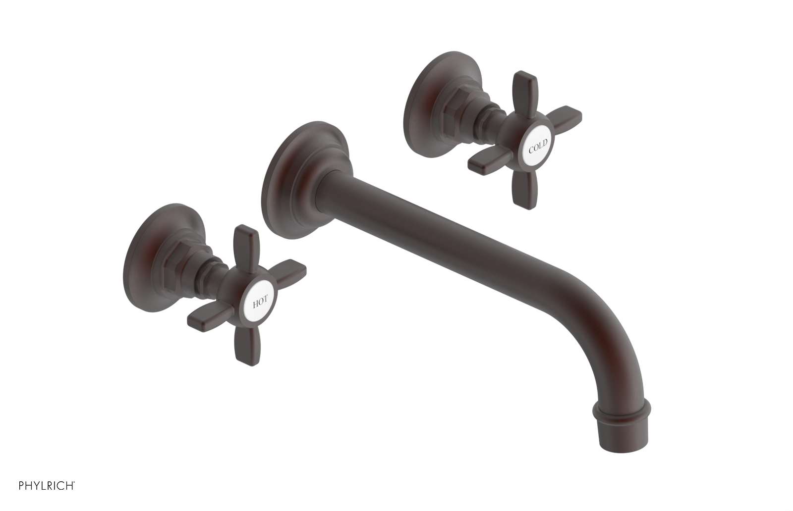 JAMESTOWN Wall Tub Set - Cross Handle 165-56