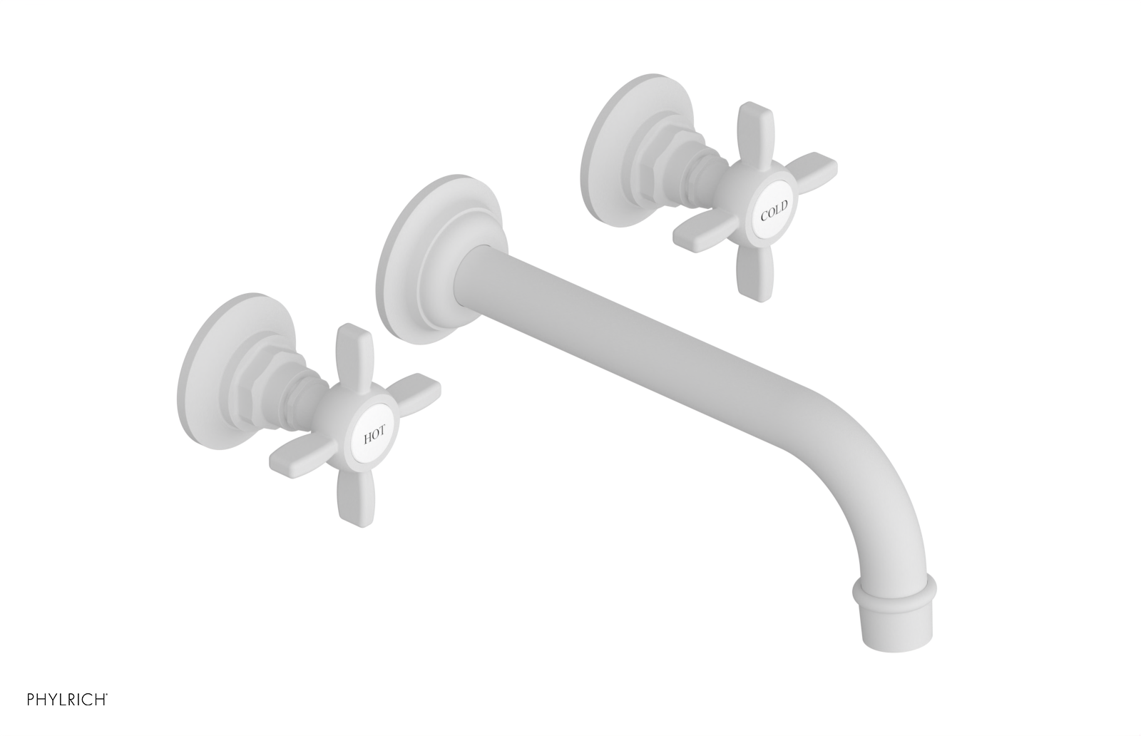 JAMESTOWN Wall Lavatory Set - Cross Handle 165-11