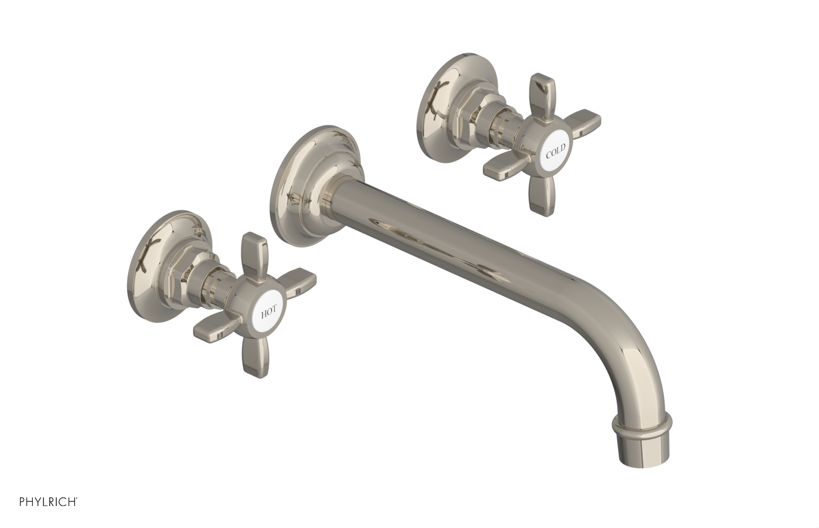 JAMESTOWN Wall Lavatory Set - Cross Handle 165-11