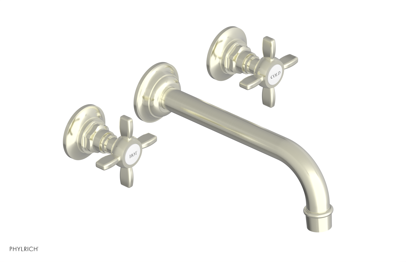 JAMESTOWN Wall Lavatory Set - Cross Handle 165-11