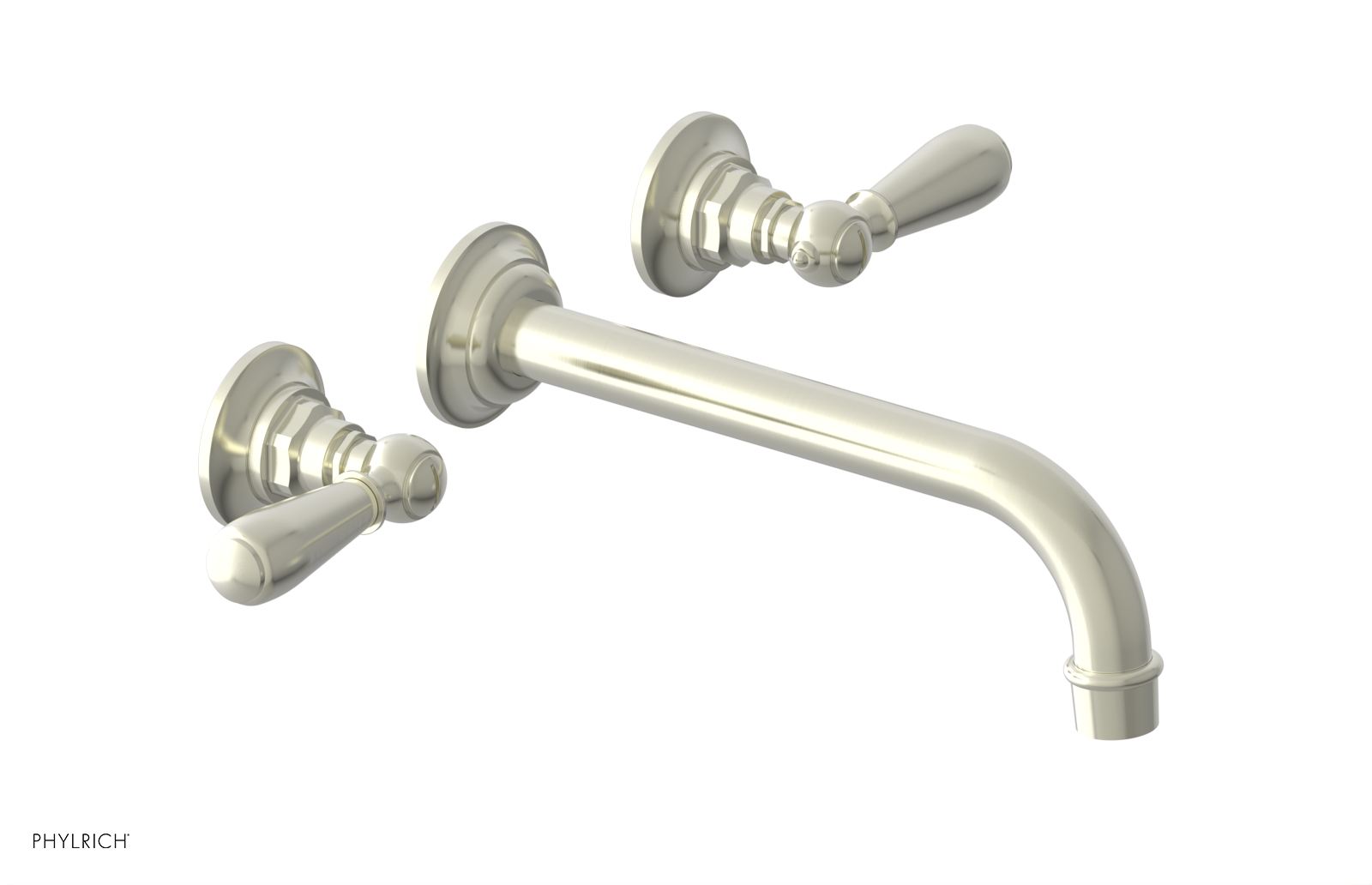 JAMESTOWN Wall Lavatory Set - 10" Spout - Lever Handle 165-12-10