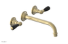 JAMESTOWN Wall Tub Set - 10" Spout - Lever Handle with "Black" Accents 165-57-10