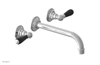 JAMESTOWN Wall Tub Set - 10" Spout - Lever Handle with "Black" Accents 165-57-10