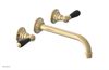 JAMESTOWN Wall Tub Set - 10" Spout - Lever Handle with "Black" Accents 165-57-10