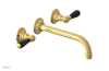 JAMESTOWN Wall Tub Set - 10" Spout - Lever Handle with "Black" Accents 165-57-10