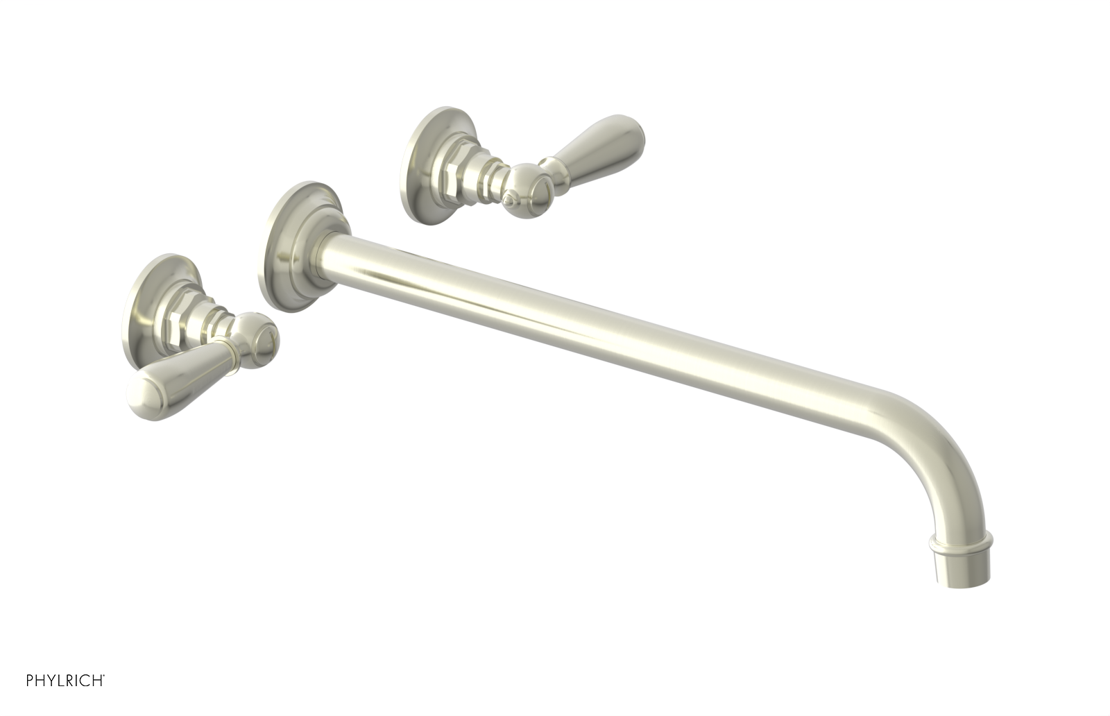 JAMESTOWN Wall Lavatory Set - 14" Spout - Lever Handle 165-12-14