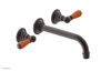 JAMESTOWN Wall Tub Set - Lever Handle with "Orange" Accents 165-57