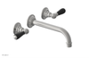 JAMESTOWN Wall Tub Set - Lever Handle with "Black" Accents 165-57
