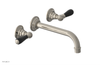 JAMESTOWN Wall Tub Set - Lever Handle with "Black" Accents 165-57