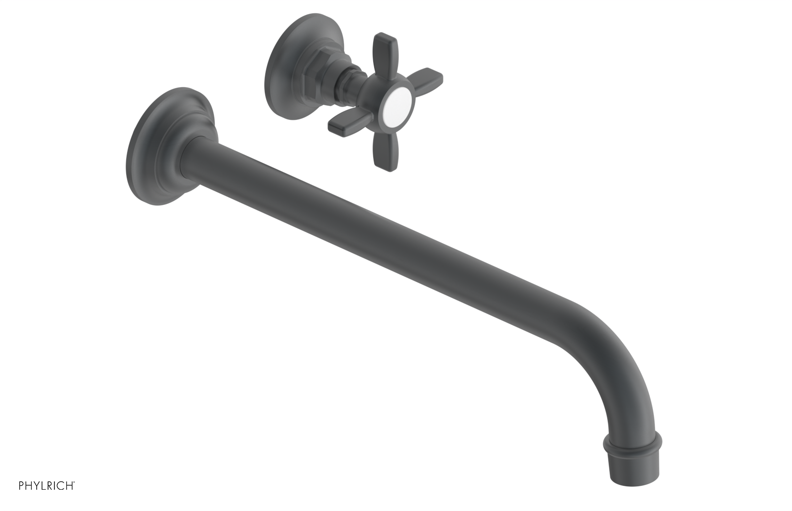 JAMESTOWN Single Handle Wall Lavatory Set - 12" Spout 165-15-12