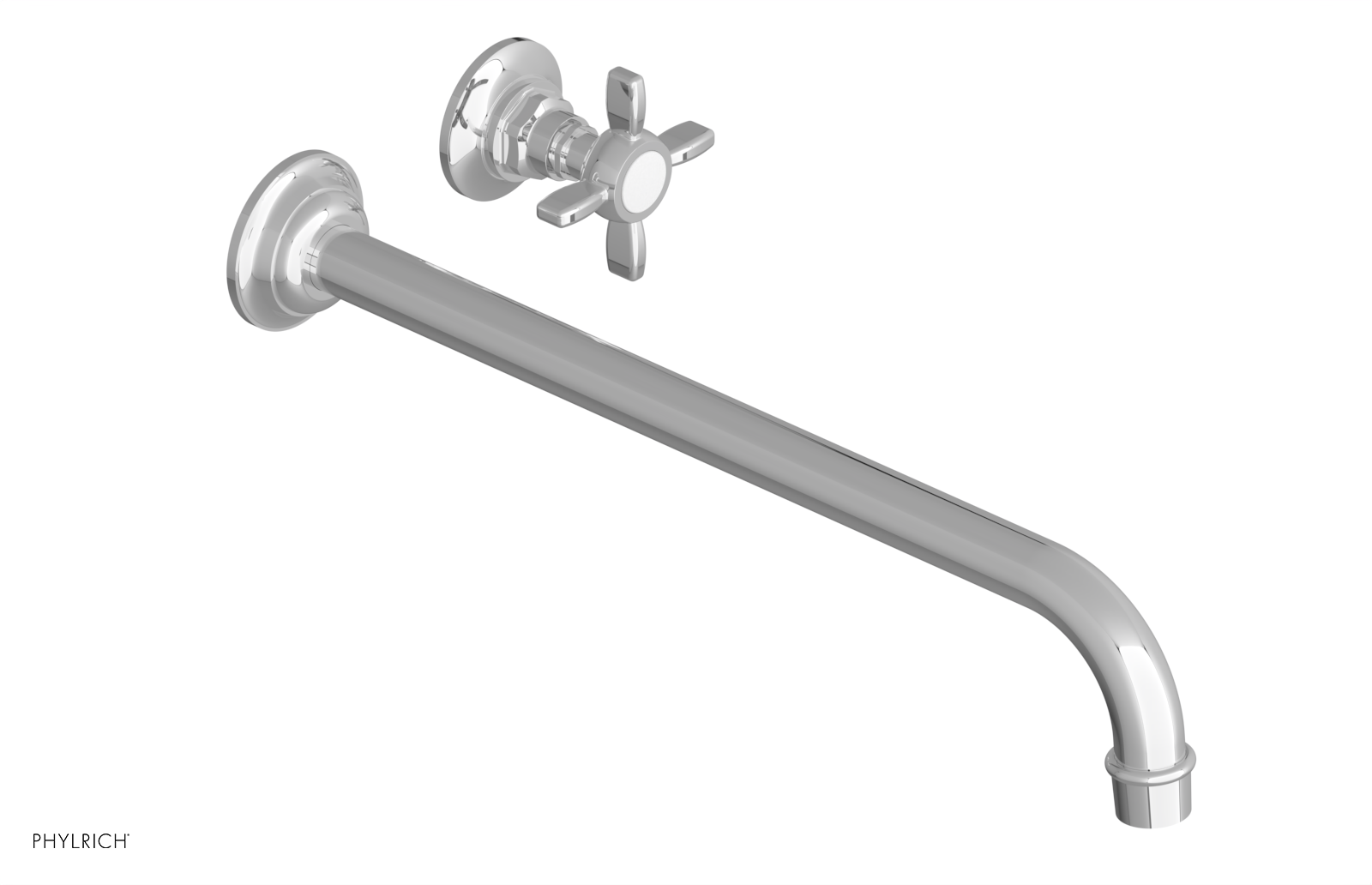 JAMESTOWN Single Handle Wall Lavatory Set - 14" Spout 165-15-14