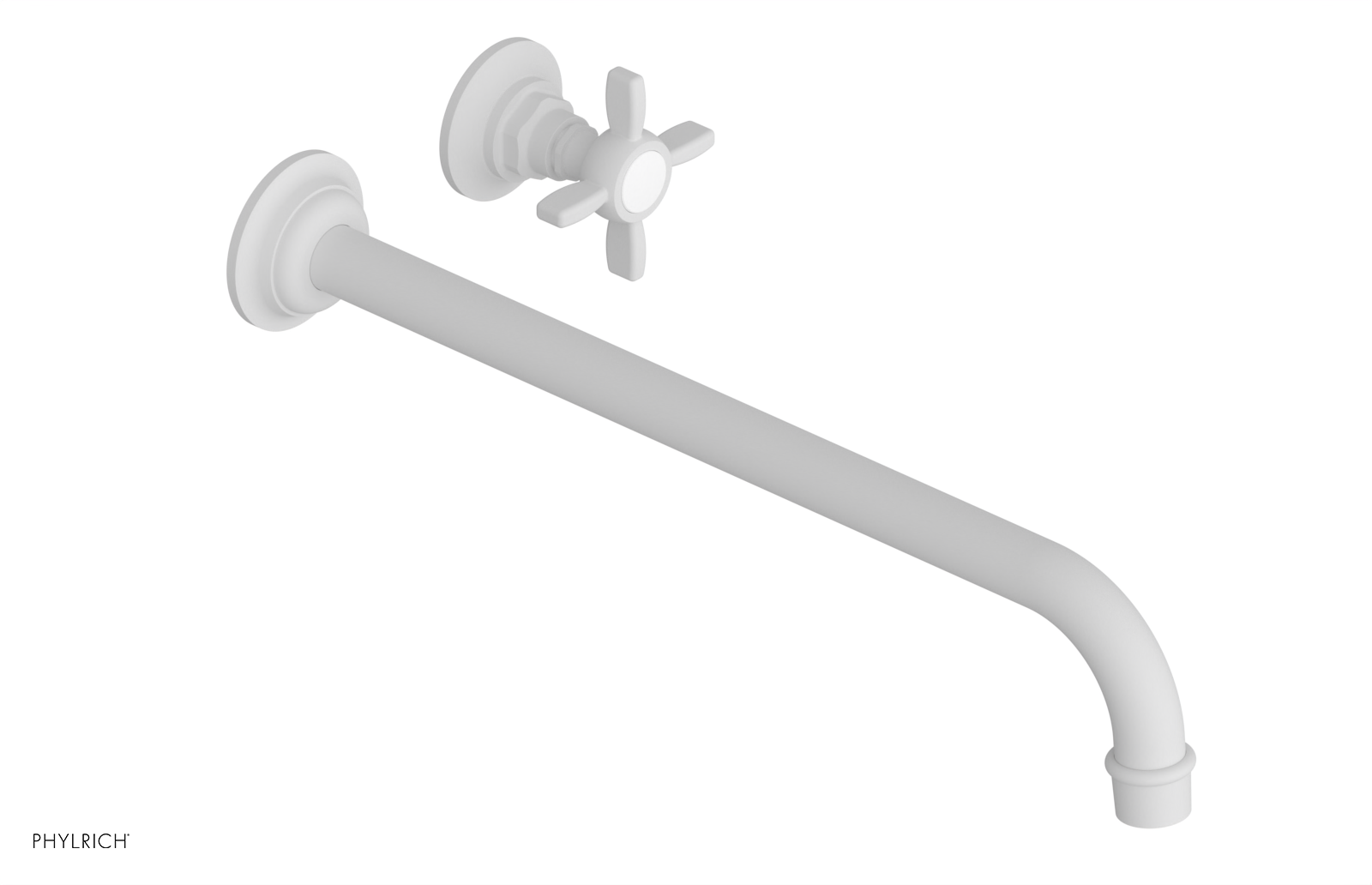 JAMESTOWN Single Handle Wall Lavatory Set - 14" Spout 165-15-14