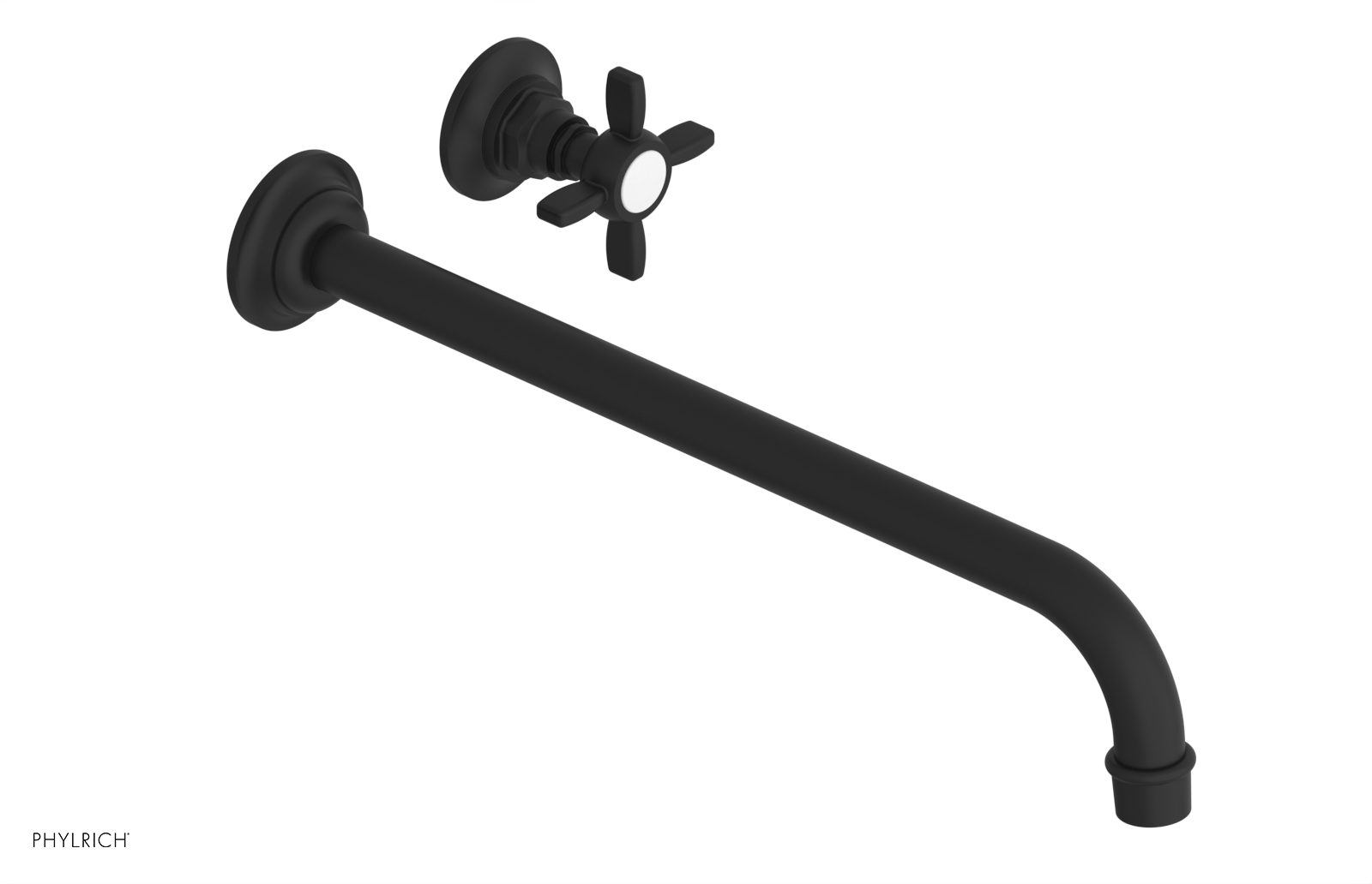 JAMESTOWN Single Handle Wall Lavatory Set - 14" Spout 165-15-14