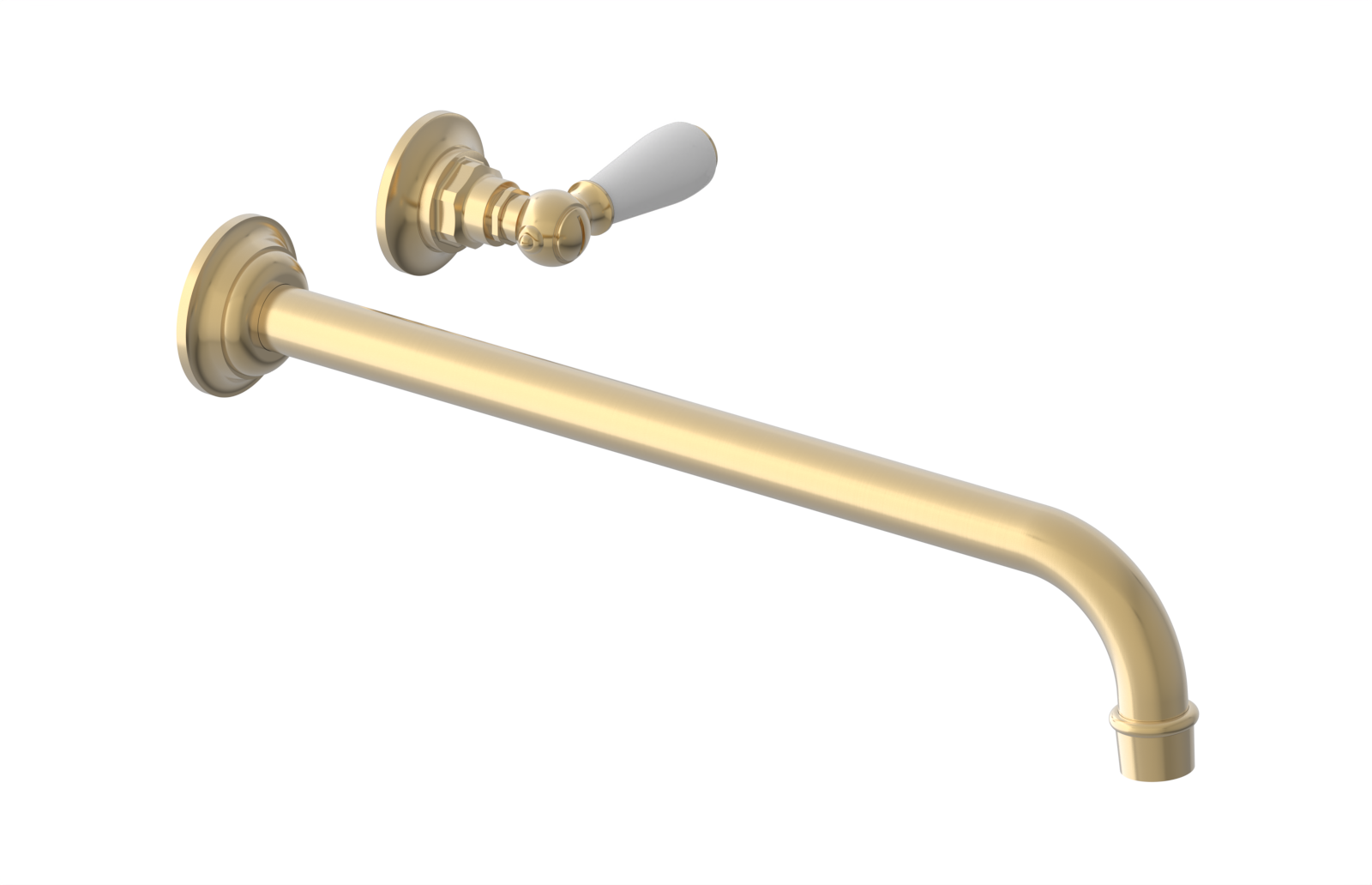 JAMESTOWN Single Handle Wall Lavatory Set - 14" Spout 165-16-14