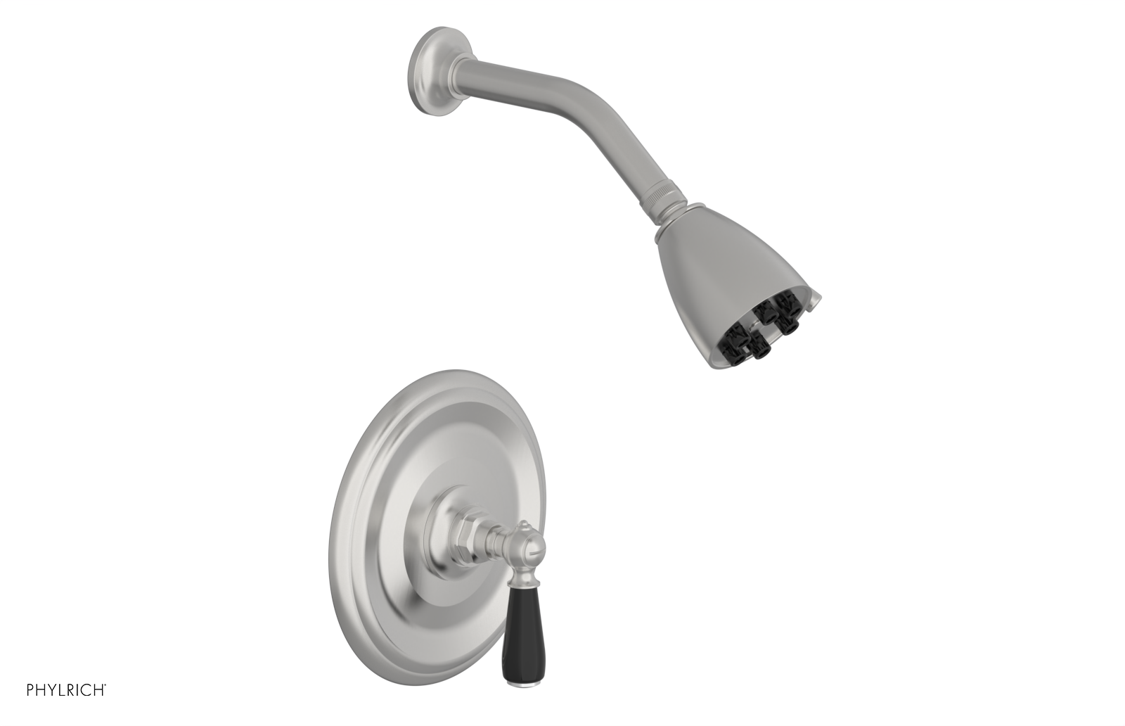 JAMESTOWN - Pressure Balance Shower Set - Lever Handle with "Black" Accents 165-22