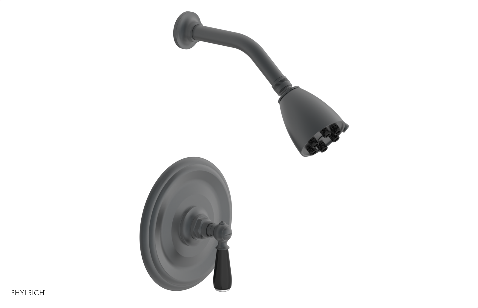 JAMESTOWN - Pressure Balance Shower Set - Lever Handle with "Black" Accents 165-22