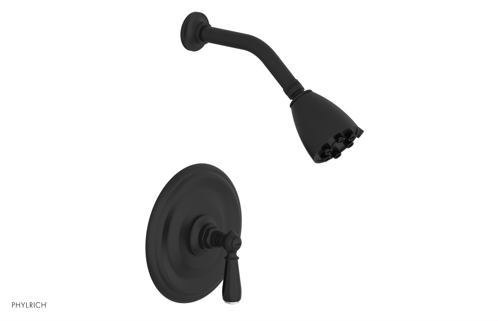 JAMESTOWN - Pressure Balance Shower Set - Lever Handle with "Black" Accents 165-22