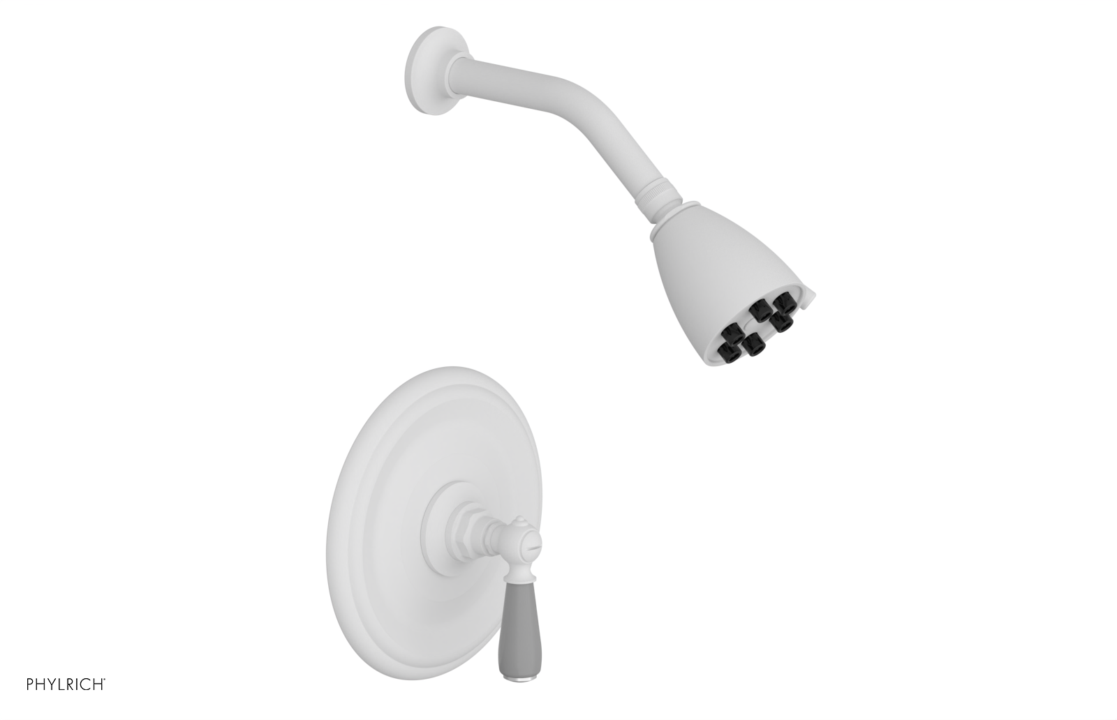 JAMESTOWN - Pressure Balance Shower Set - Lever Handle with "Grey" Accents 165-22
