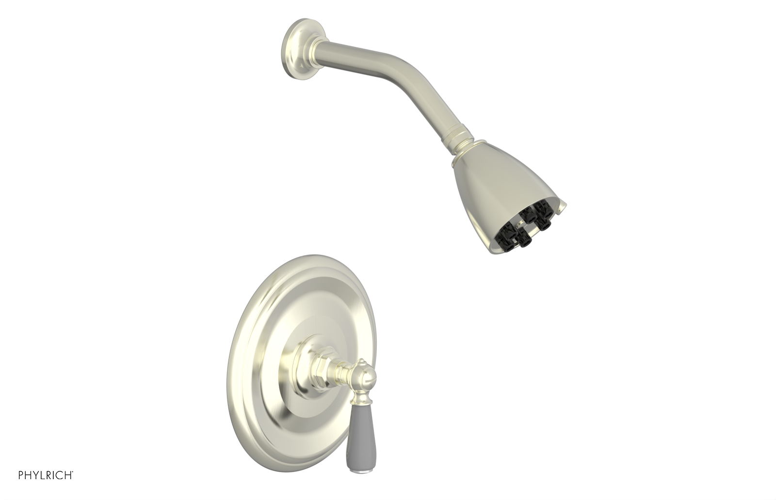 JAMESTOWN - Pressure Balance Shower Set - Lever Handle with "Grey" Accents 165-22