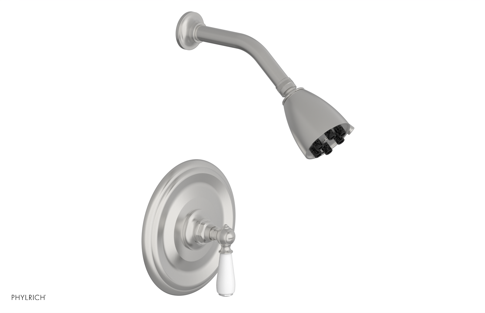JAMESTOWN - Pressure Balance Shower Set - Lever Handle with "White" Accents 165-22