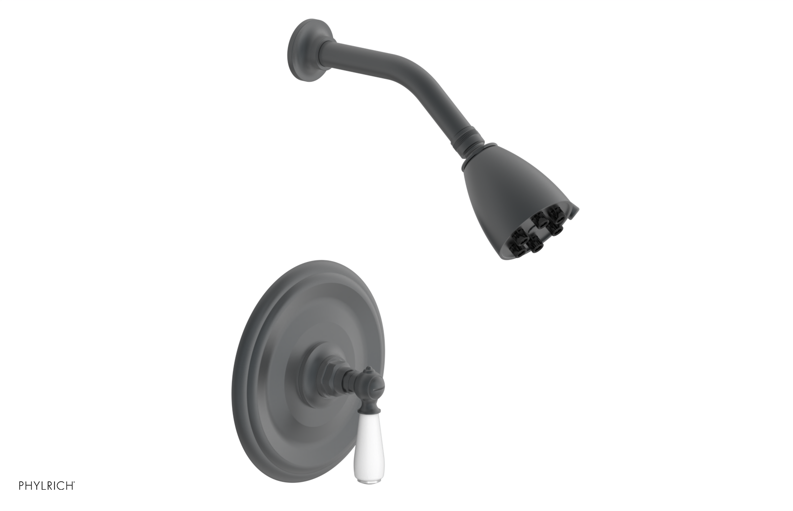 JAMESTOWN - Pressure Balance Shower Set - Lever Handle with "White" Accents 165-22