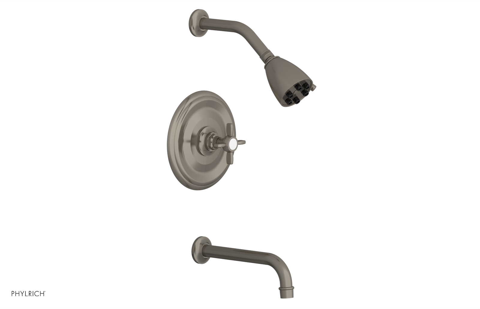 JAMESTOWN - Pressure Balance Tub & Shower Set - Cross Handle 165-26