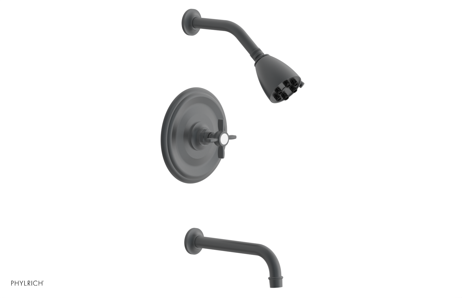 JAMESTOWN - Pressure Balance Tub & Shower Set - Cross Handle 165-26