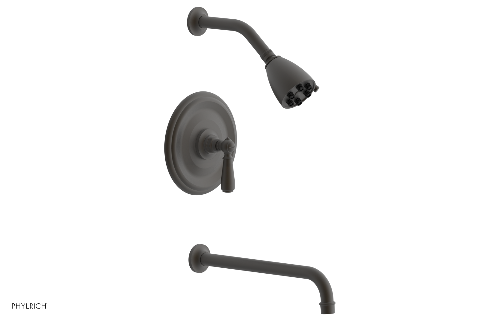 JAMESTOWN - 12" Pressure Balance Tub & Shower Set - Lever Handle 165-27-12