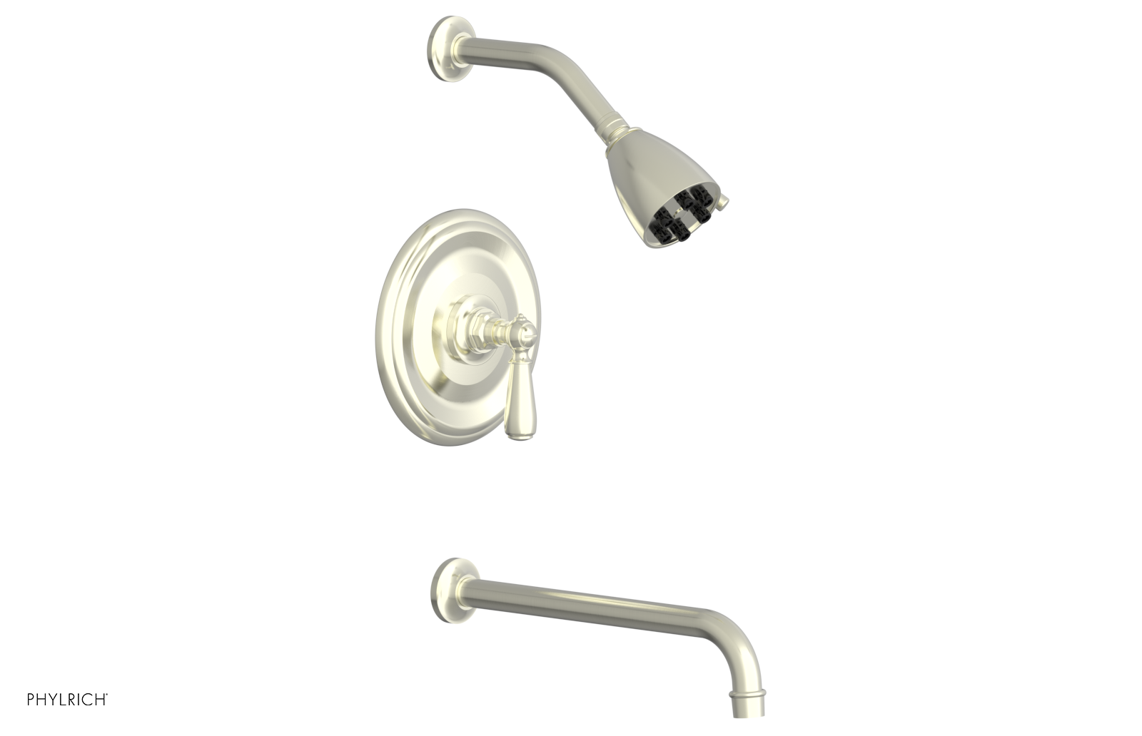 JAMESTOWN - 12" Pressure Balance Tub & Shower Set - Lever Handle 165-27-12
