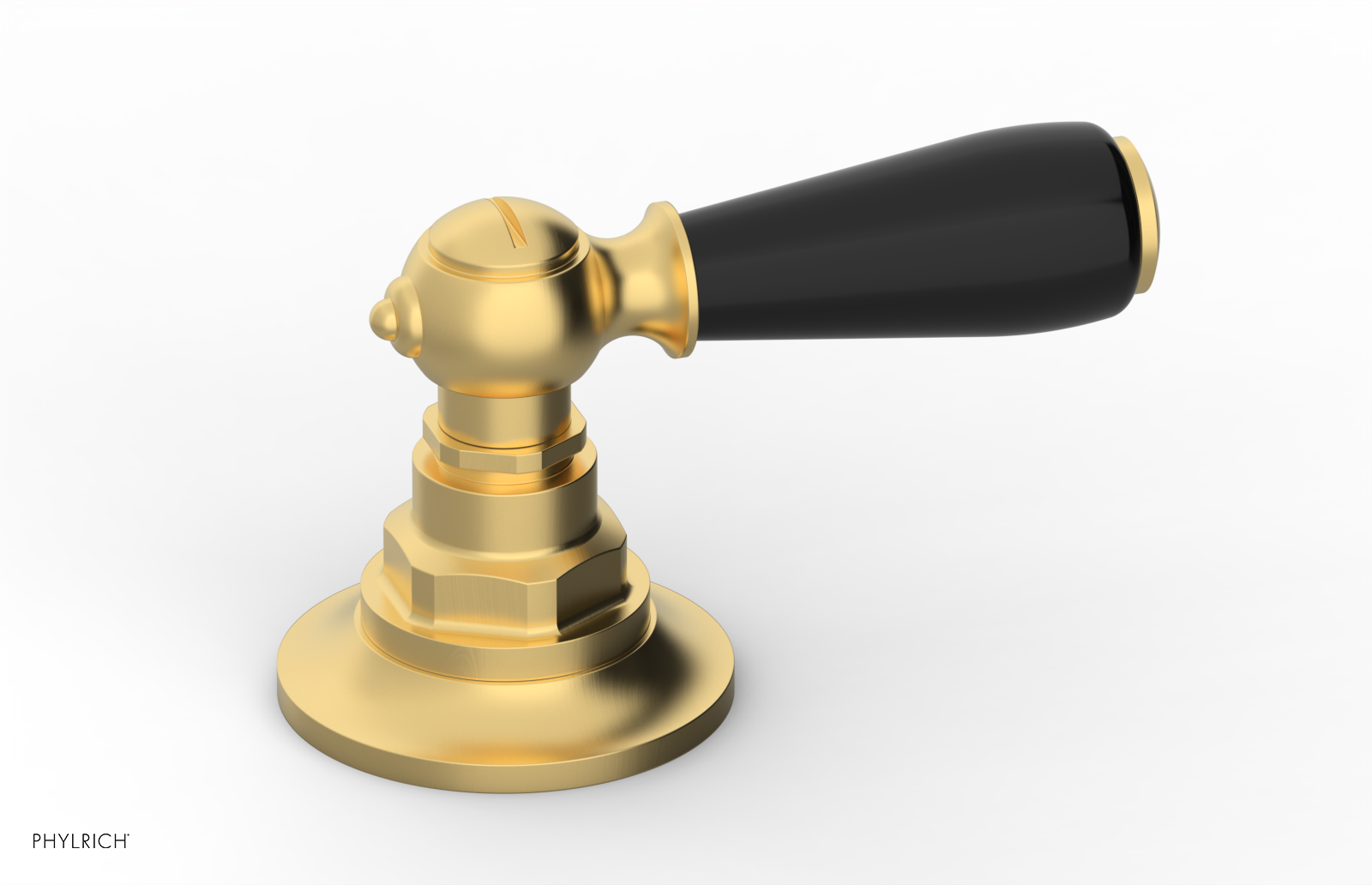 JAMESTOWN - Volume Control/Diverter Trim - Lever Handle with "Black" Accents 165-36