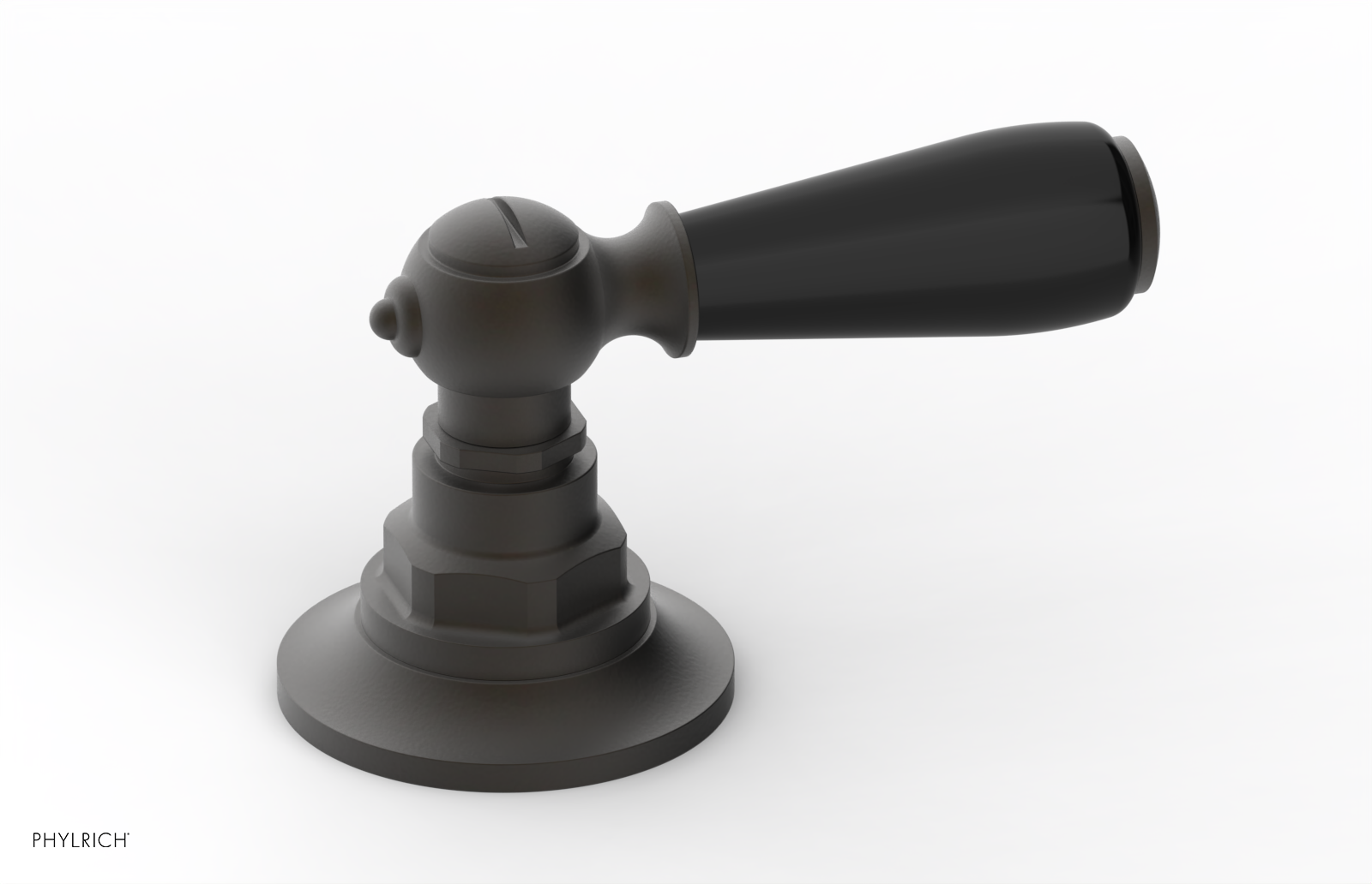 JAMESTOWN - Volume Control/Diverter Trim - Lever Handle with "Black" Accents 165-36