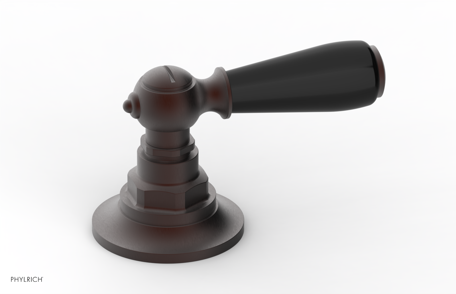 JAMESTOWN - Volume Control/Diverter Trim - Lever Handle with "Black" Accents 165-36