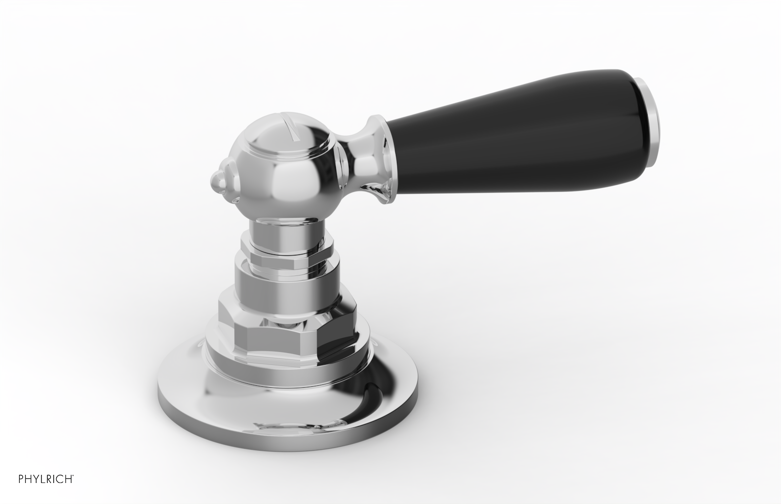 JAMESTOWN - Volume Control/Diverter Trim - Lever Handle with "Black" Accents 165-36