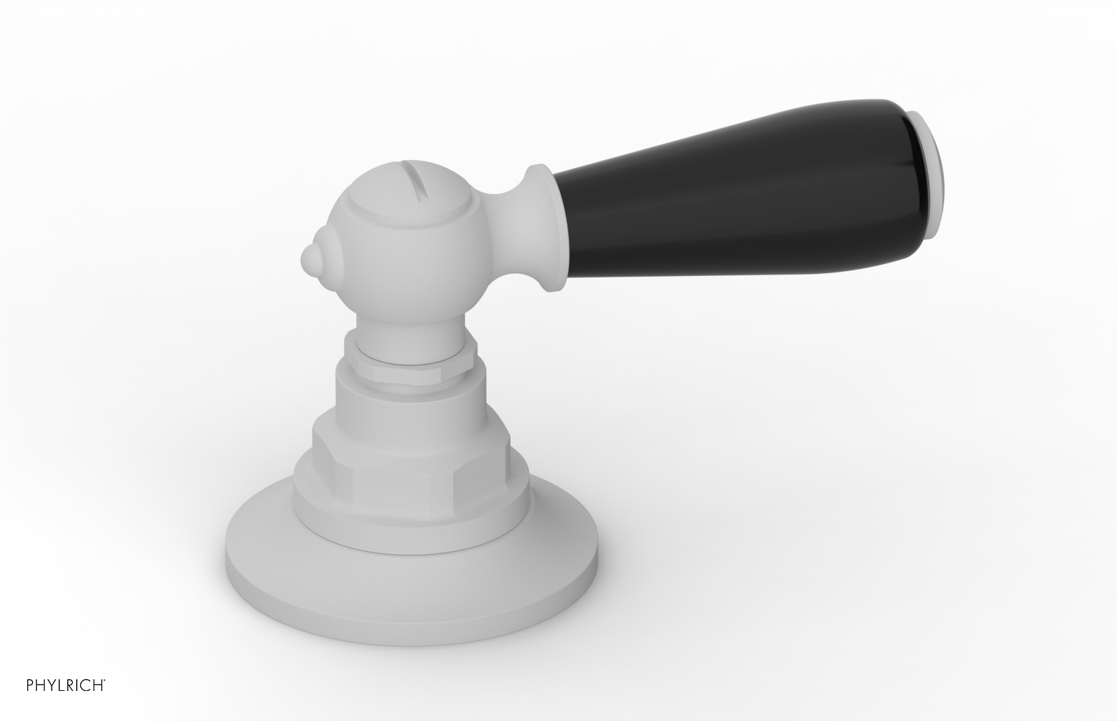 JAMESTOWN - Volume Control/Diverter Trim - Lever Handle with "Black" Accents 165-36