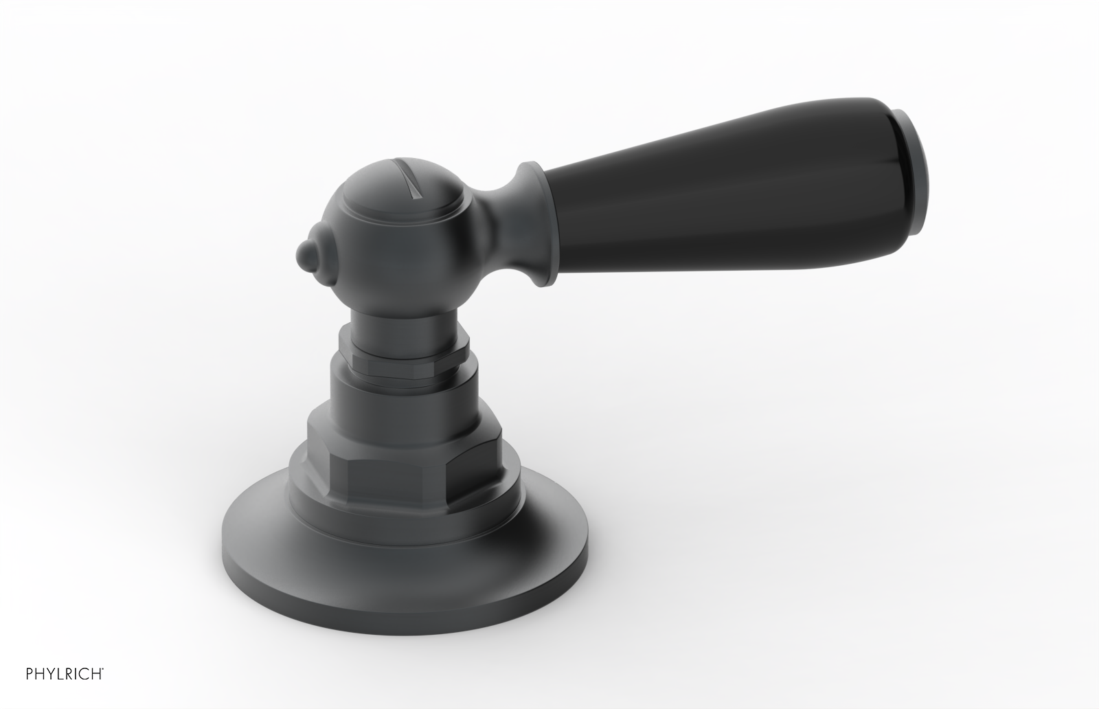 JAMESTOWN - Volume Control/Diverter Trim - Lever Handle with "Black" Accents 165-36