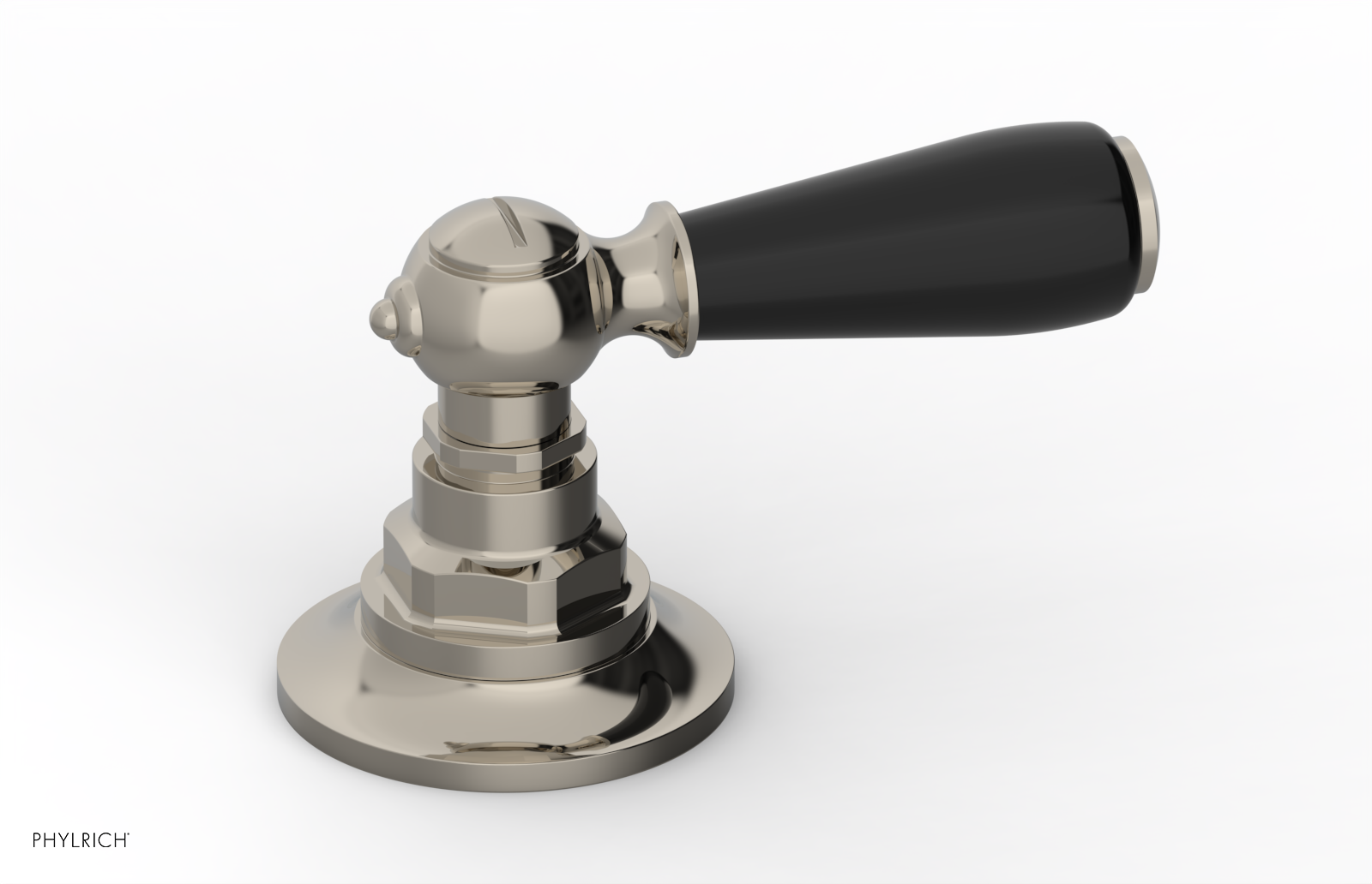 JAMESTOWN - Volume Control/Diverter Trim - Lever Handle with "Black" Accents 165-36