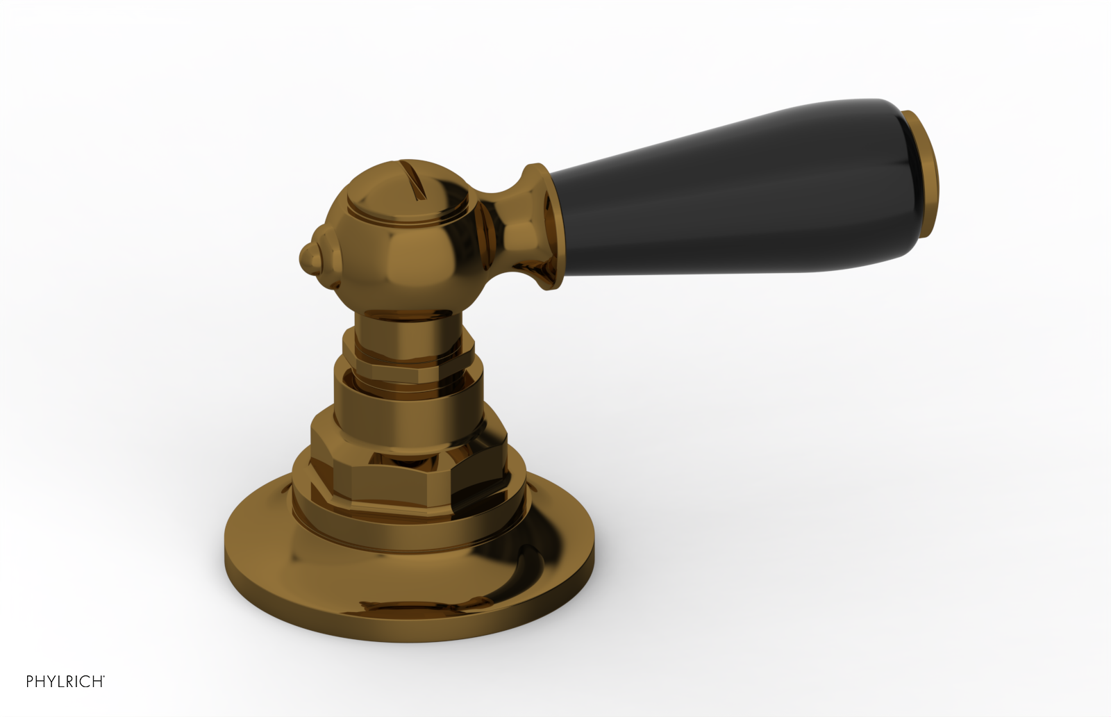 JAMESTOWN - Volume Control/Diverter Trim - Lever Handle with "Black" Accents 165-36