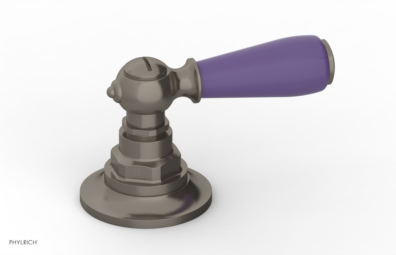 JAMESTOWN - Volume Control/Diverter Trim - Lever Handle with "Purple" Accents 165-36