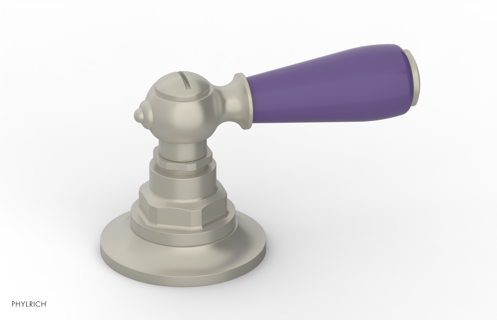 JAMESTOWN - Volume Control/Diverter Trim - Lever Handle with "Purple" Accents 165-36