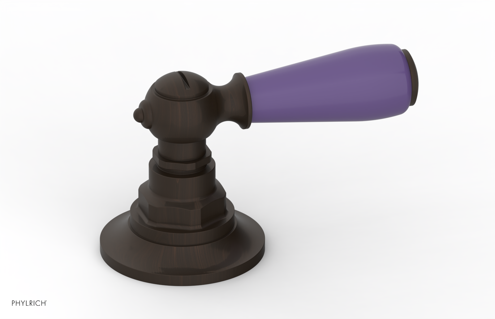 JAMESTOWN - Volume Control/Diverter Trim - Lever Handle with "Purple" Accents 165-36