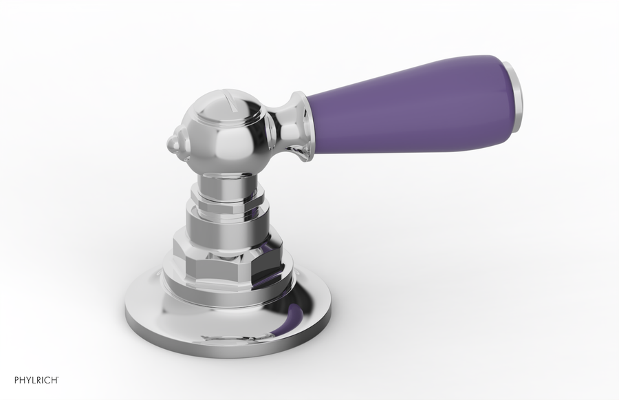 JAMESTOWN - Volume Control/Diverter Trim - Lever Handle with "Purple" Accents 165-36