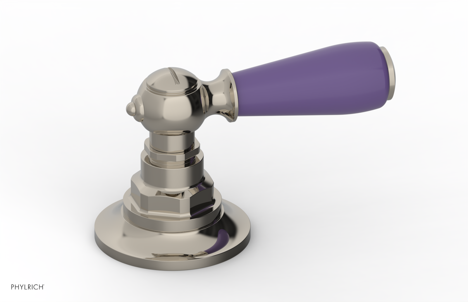 JAMESTOWN - Volume Control/Diverter Trim - Lever Handle with "Purple" Accents 165-36