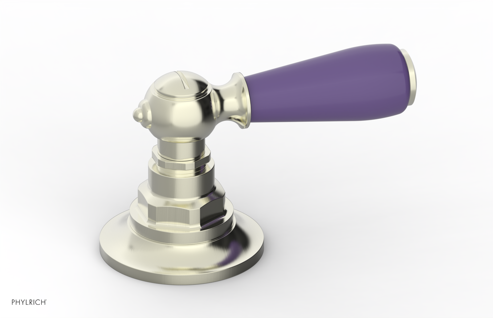 JAMESTOWN - Volume Control/Diverter Trim - Lever Handle with "Purple" Accents 165-36