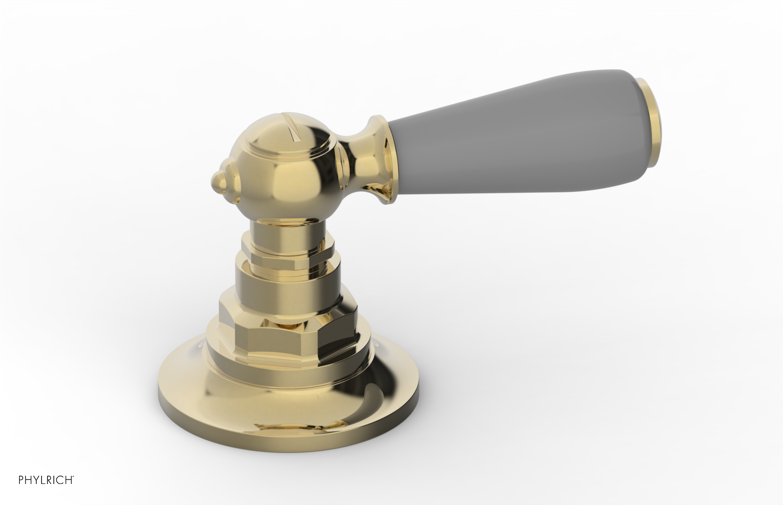 JAMESTOWN - Volume Control/Diverter Trim - Lever Handle with "Grey" Accents 165-36