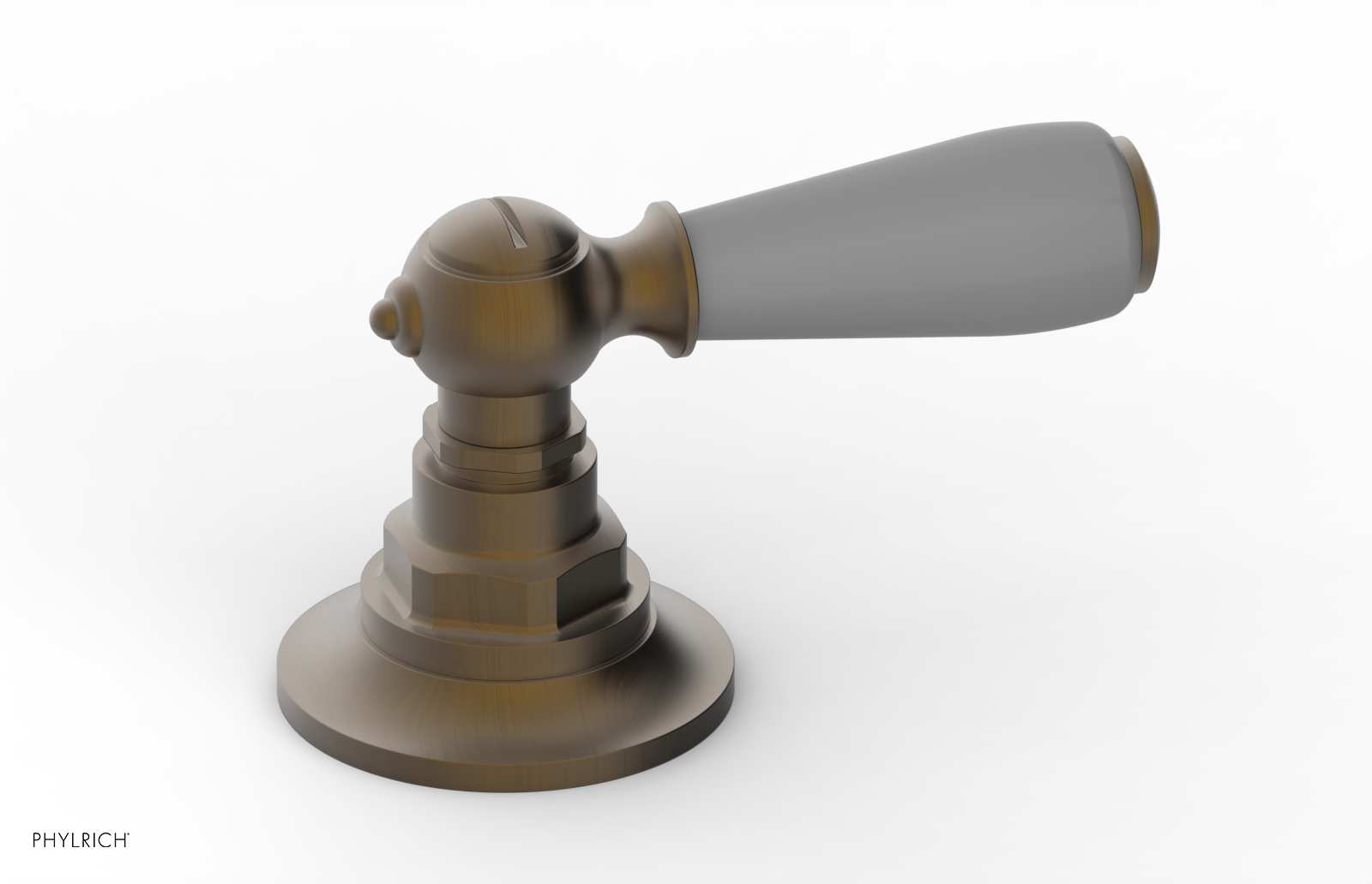 JAMESTOWN - Volume Control/Diverter Trim - Lever Handle with "Grey" Accents 165-36