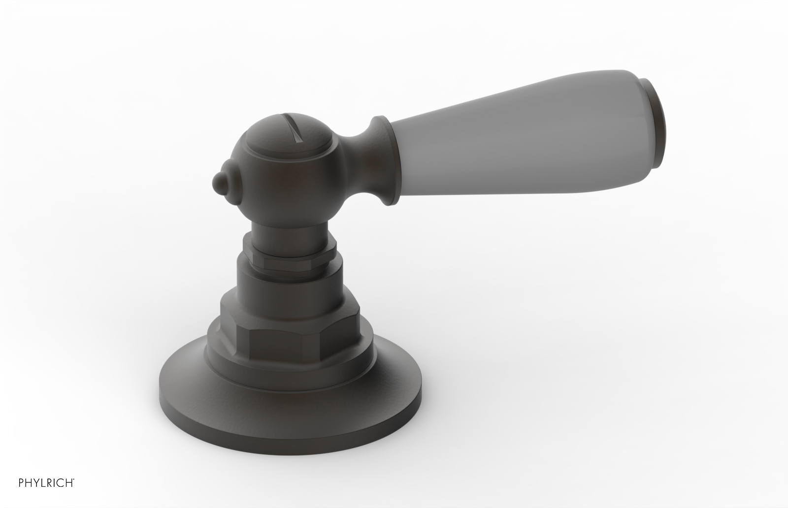 JAMESTOWN - Volume Control/Diverter Trim - Lever Handle with "Grey" Accents 165-36