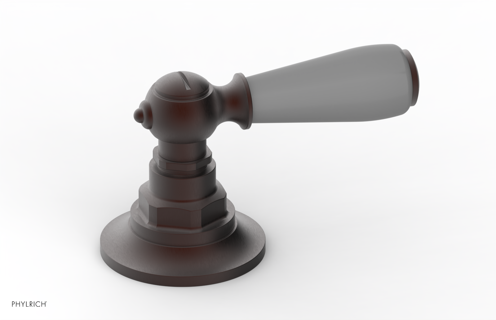 JAMESTOWN - Volume Control/Diverter Trim - Lever Handle with "Grey" Accents 165-36