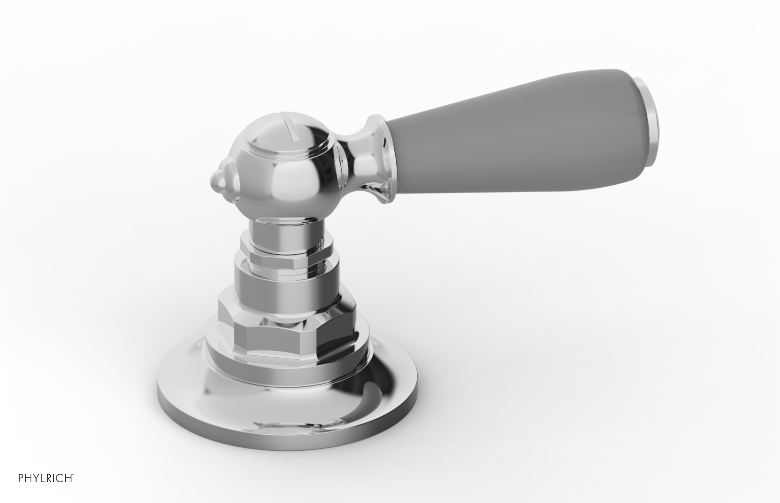 JAMESTOWN - Volume Control/Diverter Trim - Lever Handle with "Grey" Accents 165-36