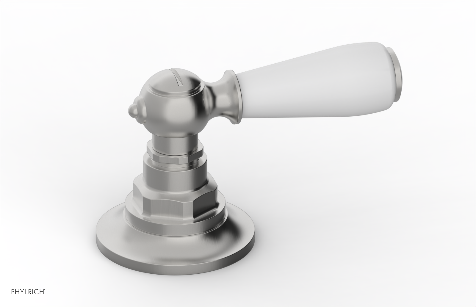 JAMESTOWN - Volume Control/Diverter Trim - Lever Handle with "White" Accents 165-36