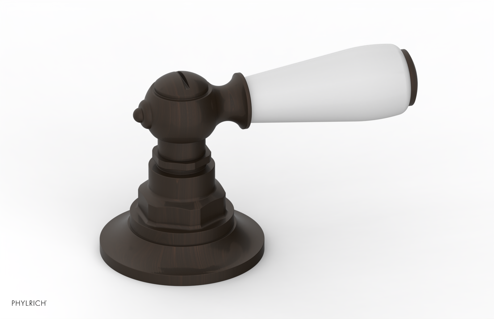 JAMESTOWN - Volume Control/Diverter Trim - Lever Handle with "White" Accents 165-36